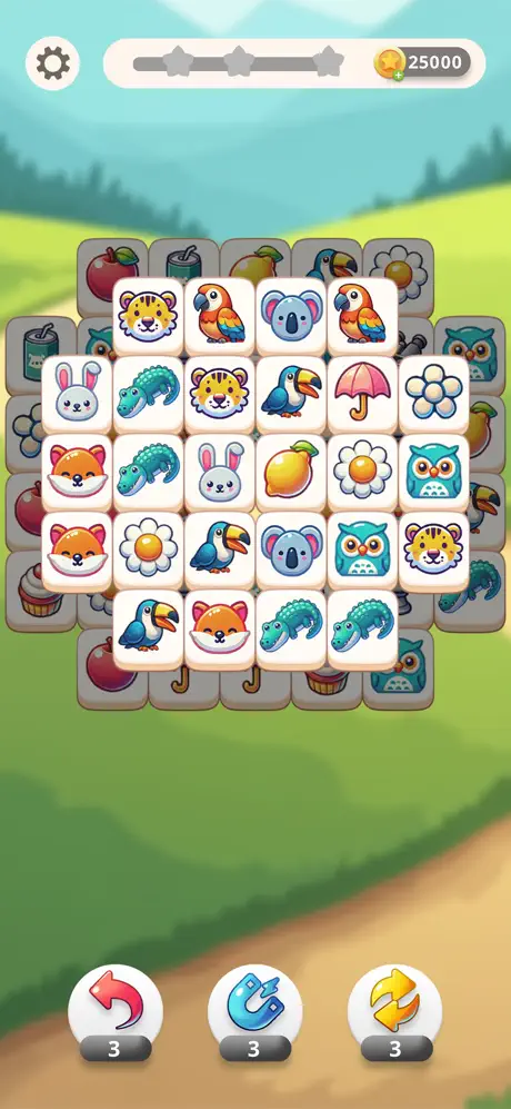 Zoo Puzzle level screen